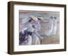 A Walk on the Beach-Theo van Rysselberghe-Framed Premium Giclee Print