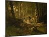 A Walk Through the Forest-Iwan Iwanowitsch Schischkin-Mounted Giclee Print