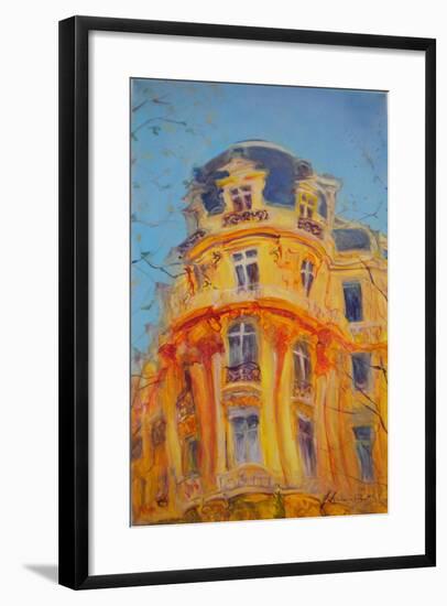 A Walk Up the Champs-Elysees, 2010-Antonia Myatt-Framed Giclee Print