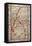 A Wall Hanging of Pearl Grey Silk Embroidered with a Menagerie of Exotic Animals, Including…-null-Framed Stretched Canvas