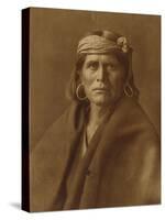 A Walpi Man, Hopi, 1906-Edward S. Curtis-Stretched Canvas