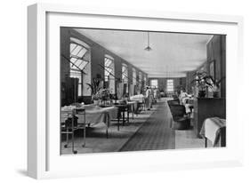 A Ward in Guy's Hospital, Southwark, London, 1904-null-Framed Giclee Print