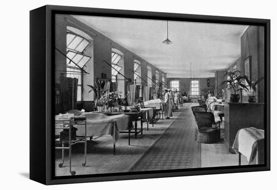 A Ward in Guy's Hospital, Southwark, London, 1904-null-Framed Stretched Canvas