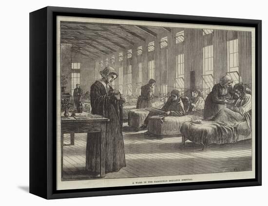 A Ward in the Hampstead Smallpox Hospital-Matthew White Ridley-Framed Stretched Canvas