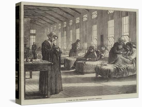 A Ward in the Hampstead Smallpox Hospital-Matthew White Ridley-Stretched Canvas