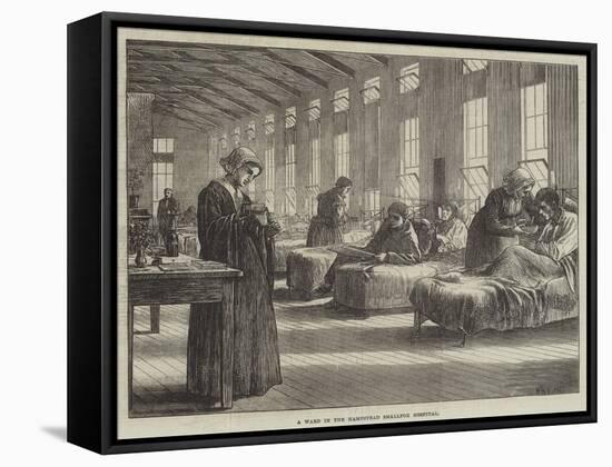 A Ward in the Hampstead Smallpox Hospital-Matthew White Ridley-Framed Stretched Canvas