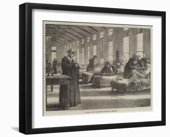 A Ward in the Hampstead Smallpox Hospital-Matthew White Ridley-Framed Giclee Print