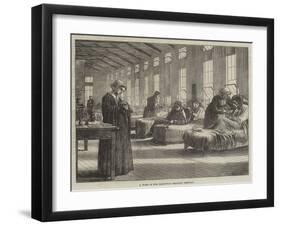 A Ward in the Hampstead Smallpox Hospital-Matthew White Ridley-Framed Giclee Print