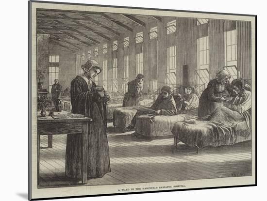 A Ward in the Hampstead Smallpox Hospital-Matthew White Ridley-Mounted Giclee Print