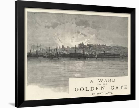 A Ward of the Golden Gate-Charles Auguste Loye-Framed Giclee Print