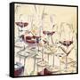 A Warm Toast I-Heather French-Roussia-Framed Stretched Canvas