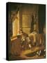 A Warrior in Thought-Rembrandt van Rijn-Stretched Canvas