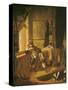 A Warrior in Thought-Rembrandt van Rijn-Stretched Canvas