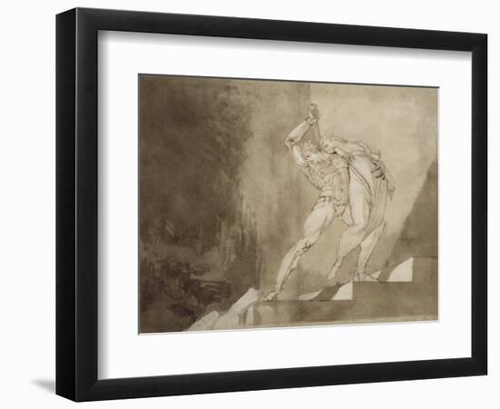 A Warrior Rescuing a Lady, 1780-85-Henry Fuseli-Framed Giclee Print