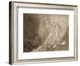 A Warrior Rescuing a Lady, 1780-85-Henry Fuseli-Framed Giclee Print