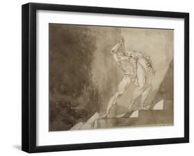 A Warrior Rescuing a Lady, 1780-85-Henry Fuseli-Framed Giclee Print