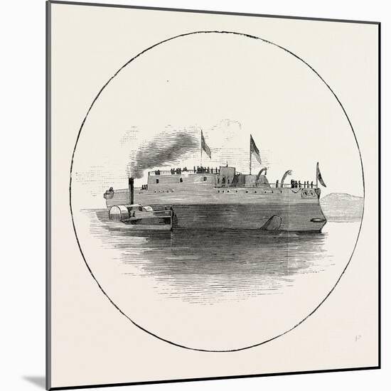 A Warship-null-Mounted Giclee Print