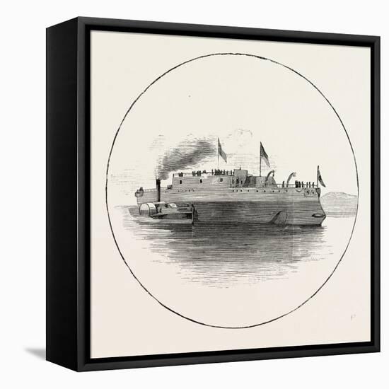 A Warship-null-Framed Stretched Canvas