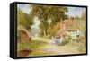 A Warwickshire Lane-Arthur Claude Strachan-Framed Stretched Canvas