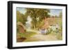 A Warwickshire Lane-Arthur Claude Strachan-Framed Giclee Print