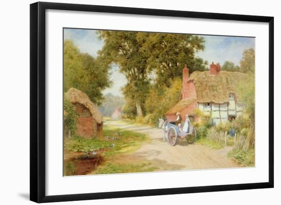 A Warwickshire Lane-Arthur Claude Strachan-Framed Giclee Print