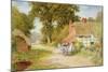 A Warwickshire Lane-Arthur Claude Strachan-Mounted Giclee Print