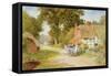 A Warwickshire Lane-Arthur Claude Strachan-Framed Stretched Canvas