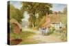 A Warwickshire Lane-Arthur Claude Strachan-Stretched Canvas
