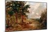 A Warwickshire Lane-David Cox the younger-Mounted Giclee Print