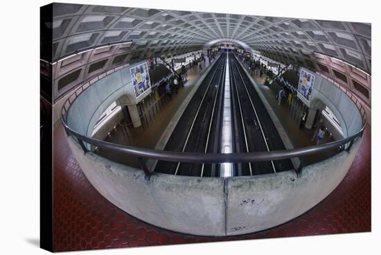 A Washington DC Metro Station.-Jon Hicks-Stretched Canvas