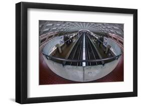 A Washington DC Metro Station.-Jon Hicks-Framed Photographic Print