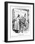 A Wasted Life: Satire on the Invention of Tanks, WW1-F.H. Shepperson-Framed Art Print