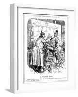 A Wasted Life: Satire on the Invention of Tanks, WW1-F.H. Shepperson-Framed Art Print