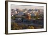 A Watch Tower on the Wall of the Forbidden City Palace Museum, Beijing, China, Asia-Christian Kober-Framed Photographic Print