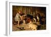 A Watched Pot Never Boils-Alfred William Strutt-Framed Giclee Print