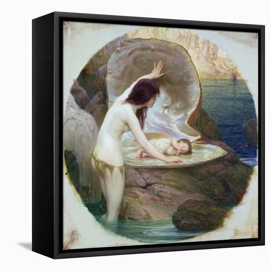 A Water Baby, C.1900-Herbert James Draper-Framed Stretched Canvas
