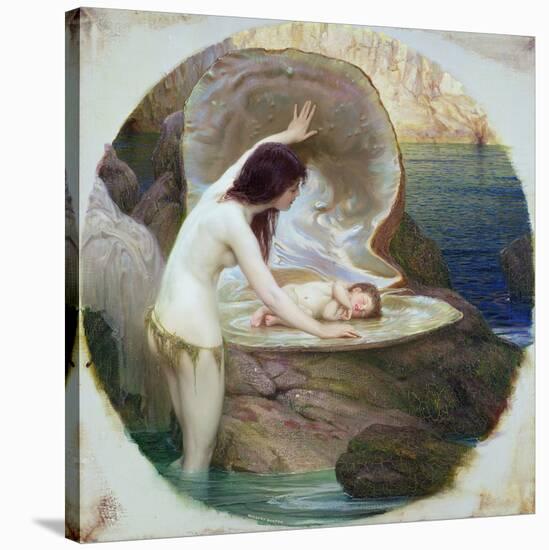A Water Baby, C.1900-Herbert James Draper-Stretched Canvas