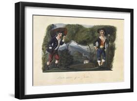 A Water Carrier and a Porter-null-Framed Premium Giclee Print