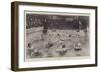 A Water Polo Match at a London Swimming Club-William Small-Framed Giclee Print