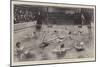 A Water Polo Match at a London Swimming Club-William Small-Mounted Giclee Print