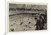 A Water-Polo Match at the Crown Baths, Kennington Oval-null-Framed Giclee Print