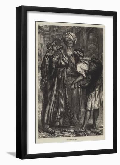 A Water-Seller at Cairo-William J. Webbe-Framed Giclee Print