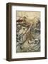 A Water Spirit-Arthur Rackham-Framed Photographic Print