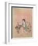 A Water Vendor, after 1765-Suzuki Harunobu-Framed Giclee Print