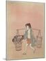 A Water Vendor, after 1765-Suzuki Harunobu-Mounted Giclee Print