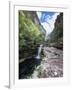 A Waterfall in a Gorge in Chapada Diamantina National Park-Alex Saberi-Framed Photographic Print