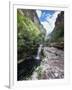 A Waterfall in a Gorge in Chapada Diamantina National Park-Alex Saberi-Framed Photographic Print