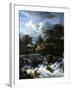 A Waterfall in a Rocky Landscape, 1660-70-Jacob van Ruisdael-Framed Giclee Print