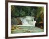 A Waterfall in Upper Bavaria, 1830-Christian Ernst Bernhard Morgenstern-Framed Giclee Print