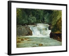 A Waterfall in Upper Bavaria, 1830-Christian Ernst Bernhard Morgenstern-Framed Giclee Print